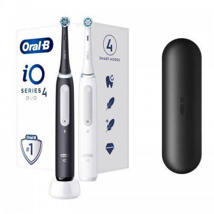 Cepillo eléctrico Oral-B iO Series 4 Duo Negro y Blanco