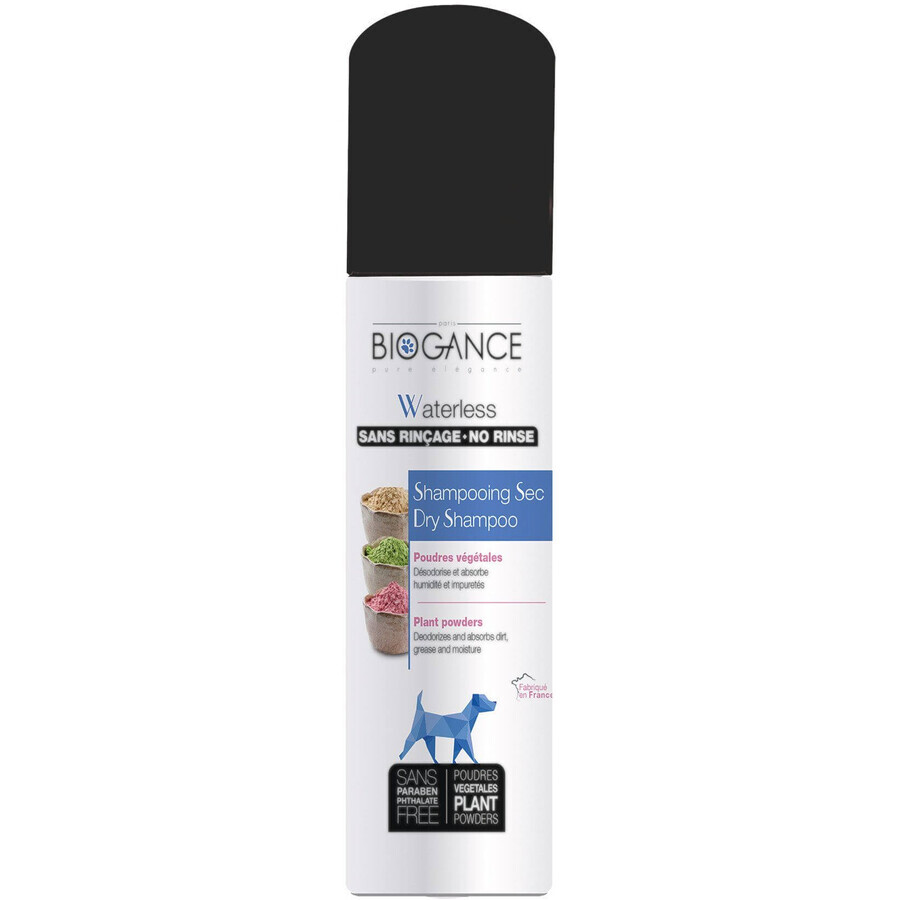 Biogance Waterless dog - Trockenshampoo für Hunde 150 ml