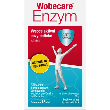 Wobecare Enzyme, 45 cápsulas