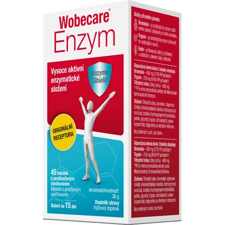 Wobecare Enzyme, 45 cápsulas