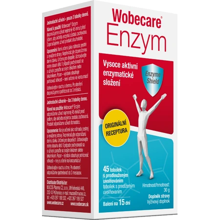 Wobecare Enzyme, 45 cápsulas