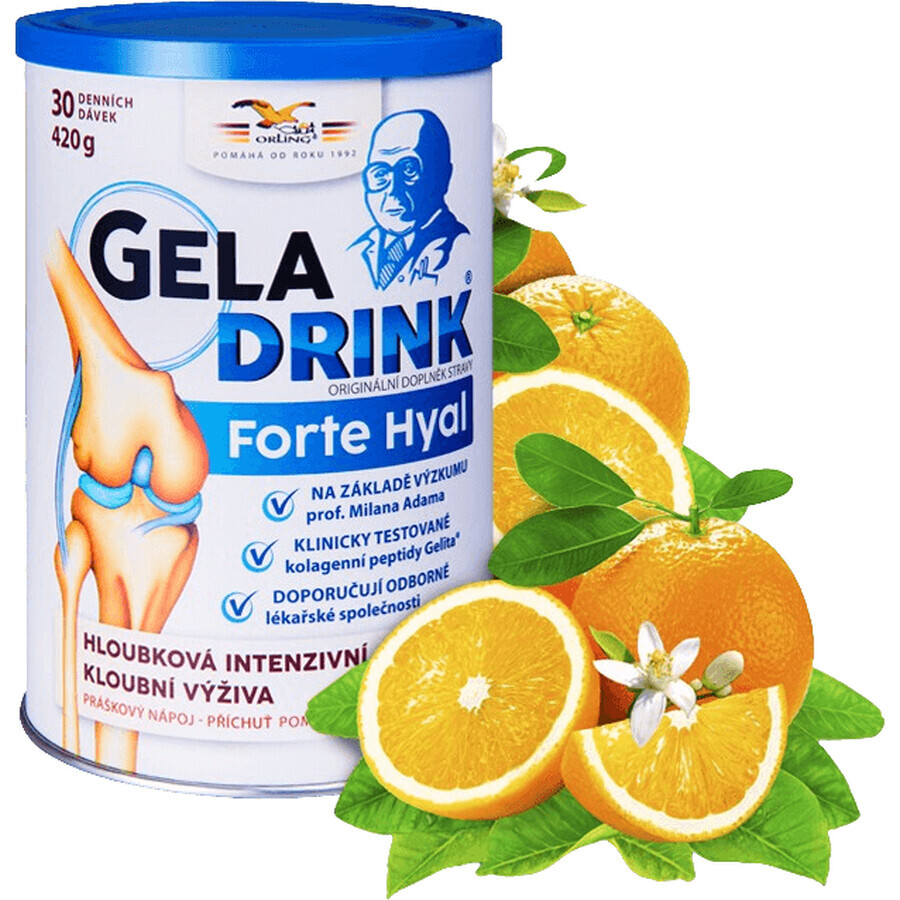 Geladrink Forte Hyal bebida en polvo naranja 420 g