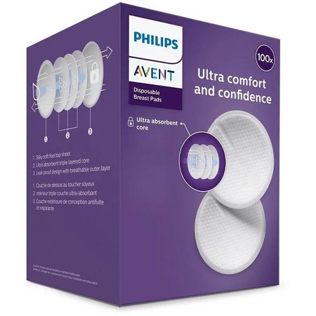 Philips Avent Wegwerpborstkompressen 100 stuks