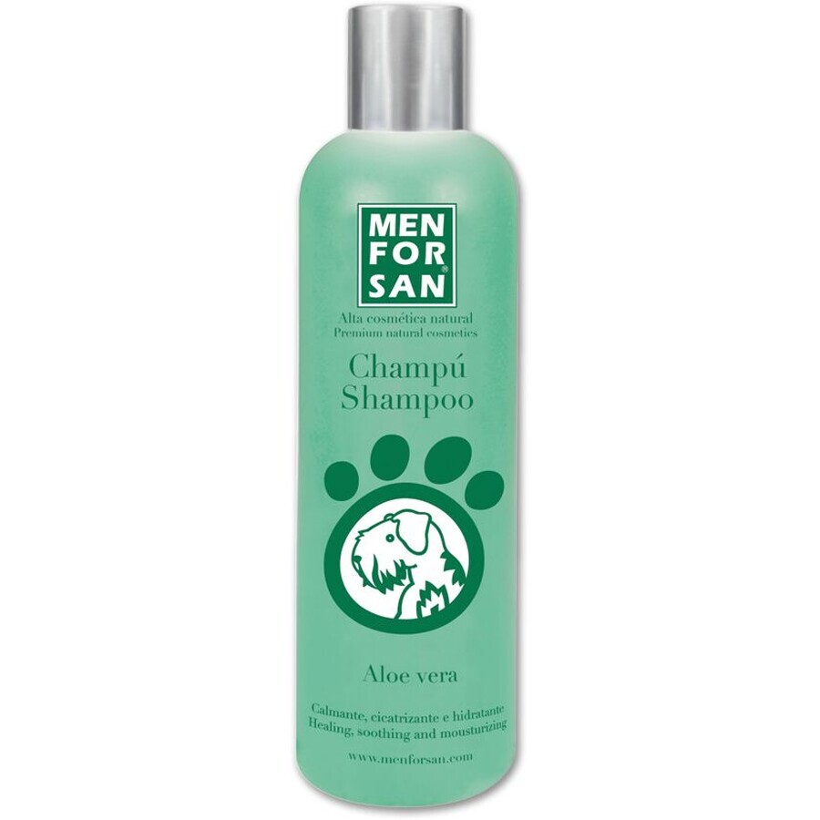 Menforsan Shampooing apaisant à l'Aloe Vera pour chiens 300 ml