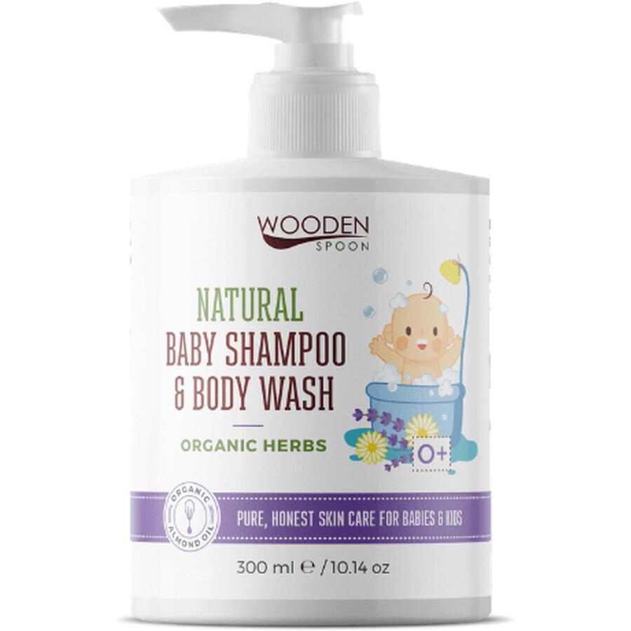 Cucchiaio di legno Gel doccia e shampoo per capelli 2in1 alle erbe 300 ml