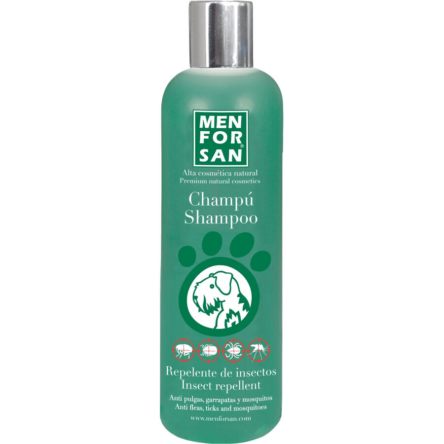 Menforsan Natürliches insektenabweisendes Shampoo für Hunde 300 ml