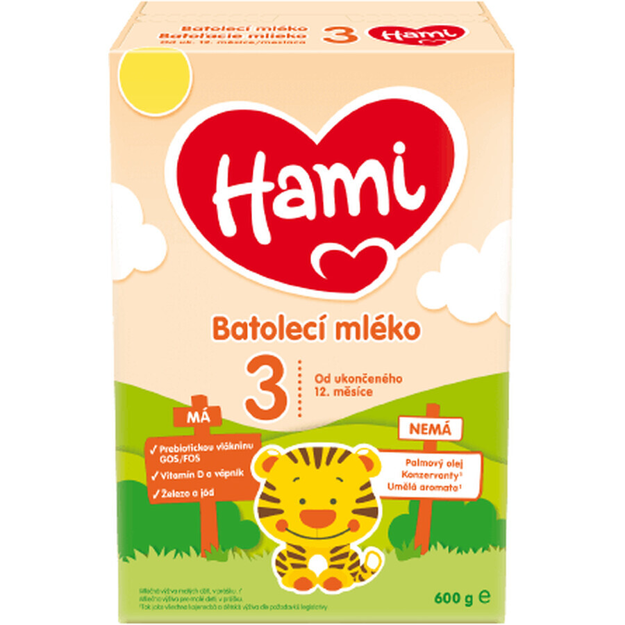 Hami 3 Lait pour tout-petits du Royaume-Uni. 12 mois 600 g