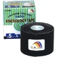 Temtex-Band, schwarz 5cm x 5m