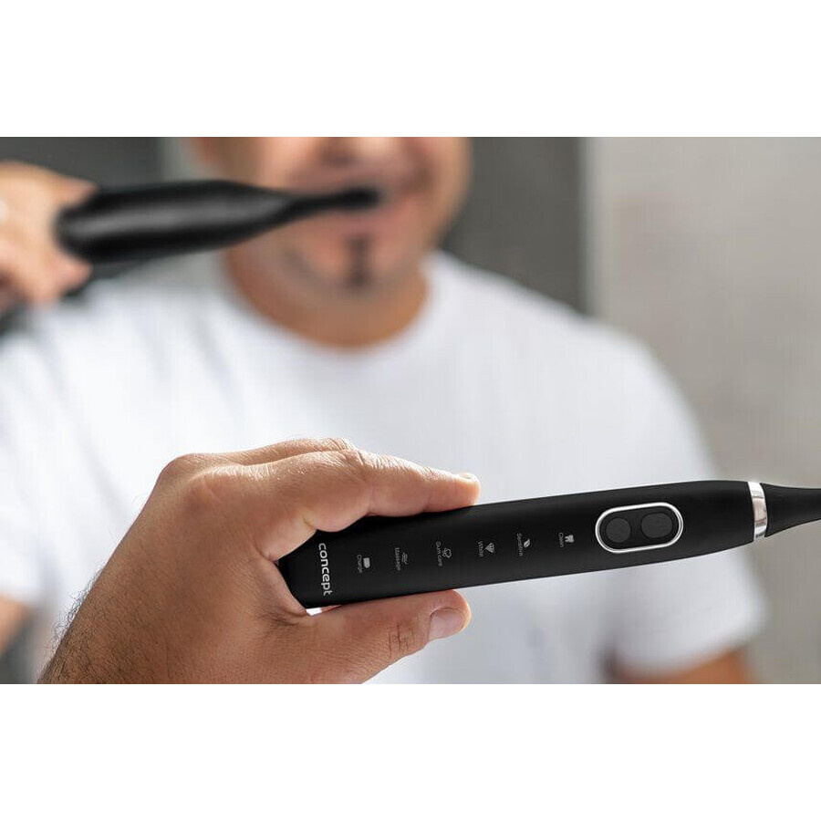 Concept ZK4011 Brosse à dents sonique avec pochette de voyage Perfect Smile, noir
