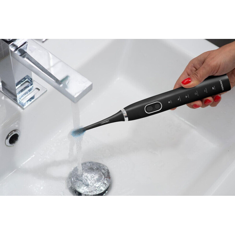 Concept ZK4011 Brosse à dents sonique avec pochette de voyage Perfect Smile, noir