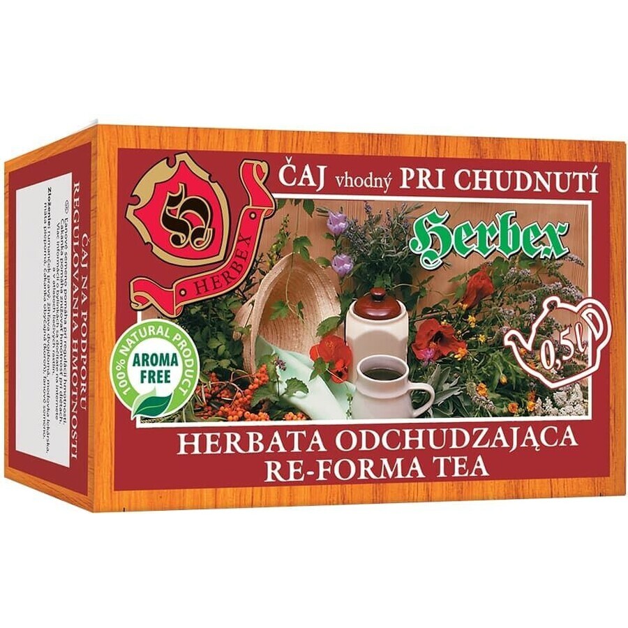 Herbex Té adelgazante de hierbas 20 x 3 g