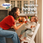 Sunar Spaghete organice, sos bolognez, carne de vită 12m+, 235 g