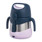B. scatola Borracce thermos per alimenti indaco/rosa 335 ml