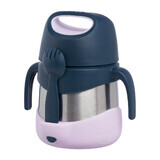 B. Schachtel Lebensmittel-Thermoskannen indigo/rosa 335 ml