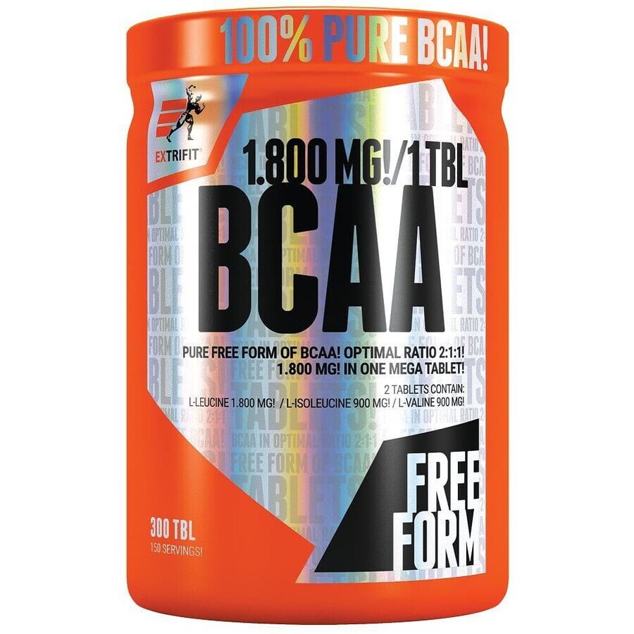Extrifit BCAA 1800 mg 2:1:1, 300 comprimate