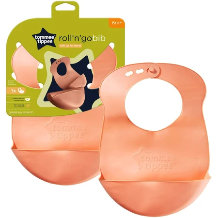 Tommee Tippee Baby-Lätzchen, 6m+, grün oder orange