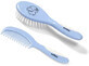 BabyOno Spazzola e pettine per capelli con manico antiscivolo blu