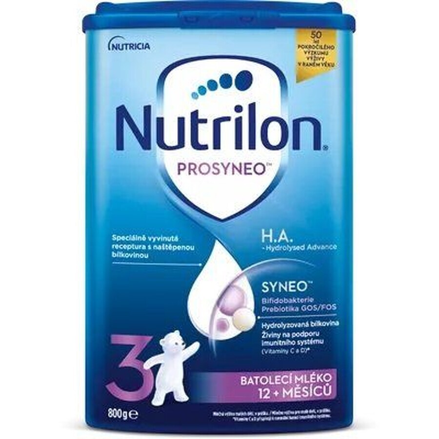 Nutrilon 3 Prosyneo H.A.toddler lapte din uk. 12 luni 800 g