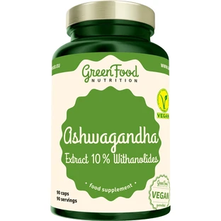 GreenFood Nutrition Extrait d'Ashwagandha 10% Withanolides 90 gélules