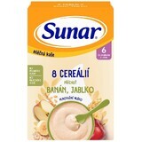 Sunar porridge with 8 cereals banana, apple 210 g