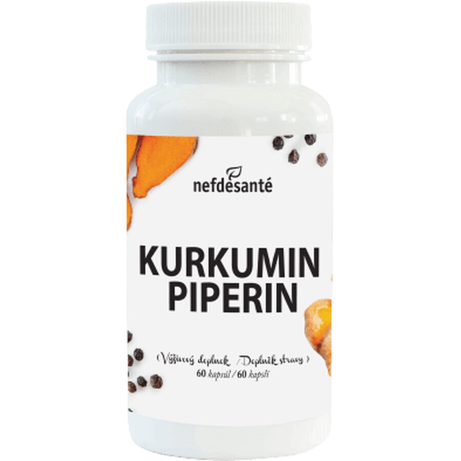 Nefdésanté Curcumine Piperine 60 capsules