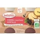 Babybio Fruchtsnack mit Apfel, Heidelbeeren 2 x 130 g