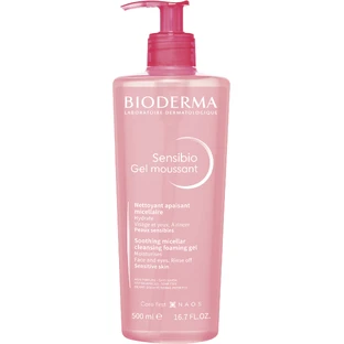 Bioderma Sensibio Gel limpiador espumoso suave y calmante para pieles sensibles 500 ml