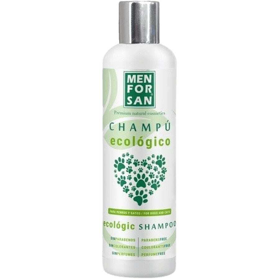Menforsan Shampooing bio très doux pour chiens 300 ml