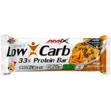 Amix Koolhydraatarme 33% Eiwitreep, crackers met pindakaas 60 g