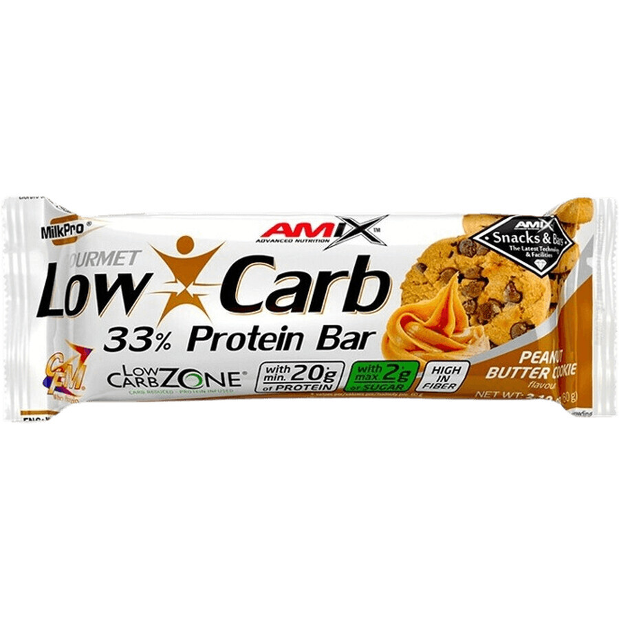 Amix Low-Carb 33% Protein bar, peanut butter crackers 60 g