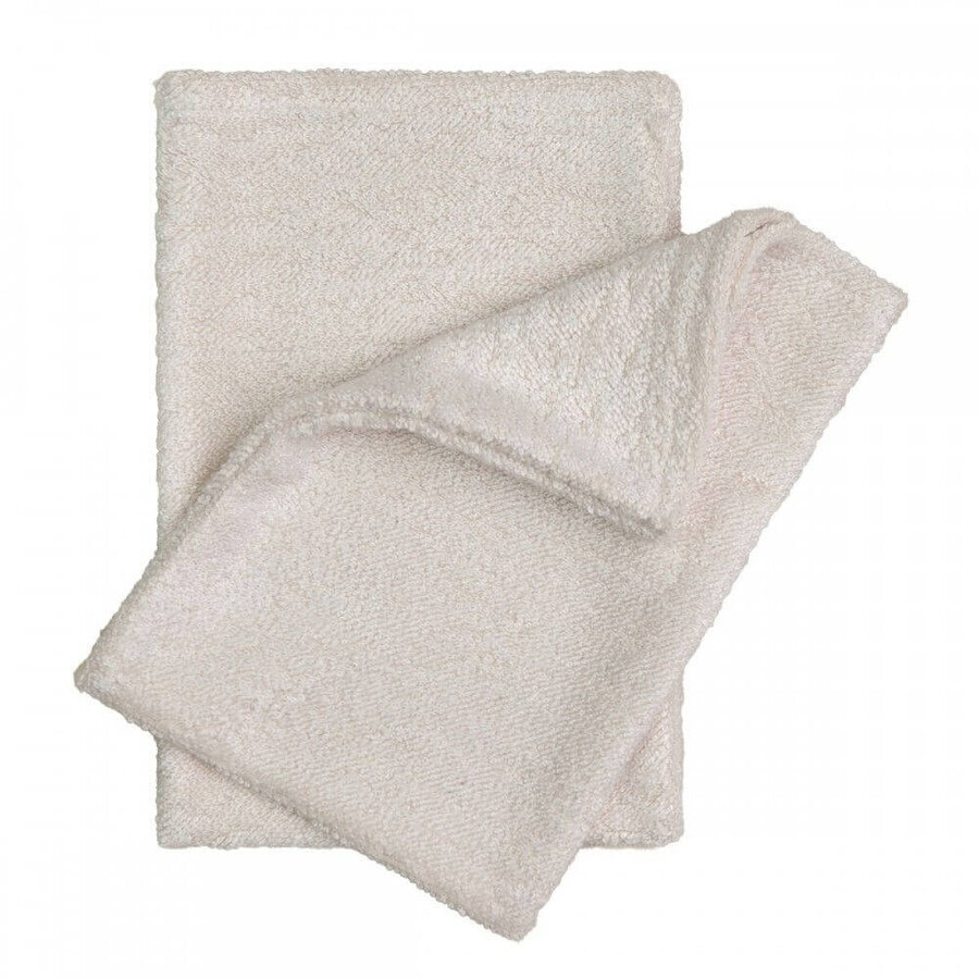 T-Tomi Badmatten - handschoenen, naturel - ECO, 14 x 20 cm, 2 stuks