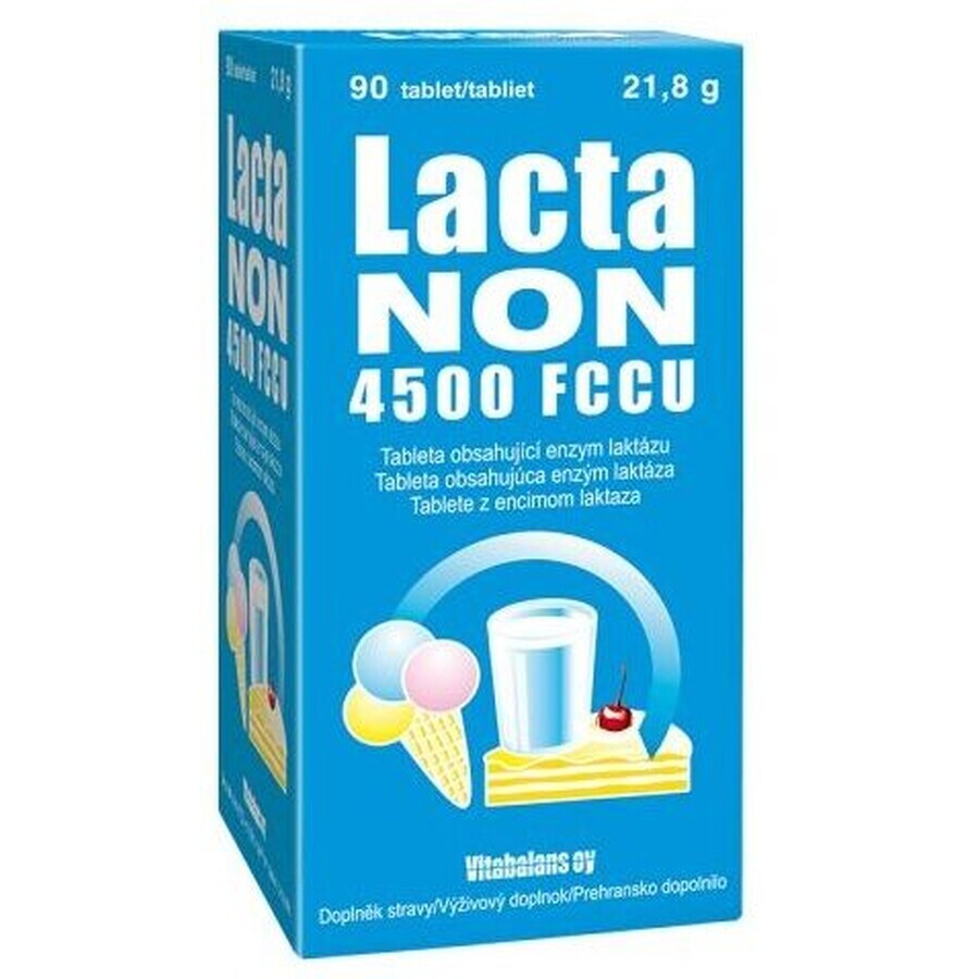 Vitabalans Oy LACTANON 4500 FCCU, 90 comprimés