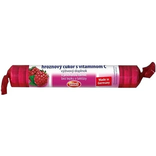 Azúcar de uva intacto con vitamina C y sabor a frambuesa, 1 x 40 g