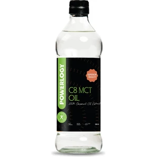 Powerlogy C8 MCT-olie 500 ml
