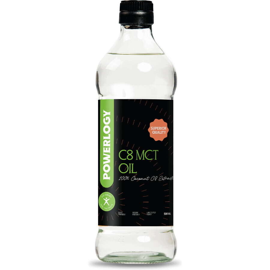 Powerlogy C8 MCT Oil 500 ml