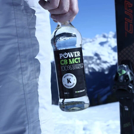 Powerlogy C8 MCT-olie 500 ml