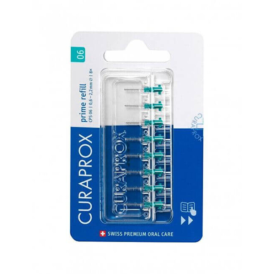 Curaprox CPS 06 Prime Nachfüllpackung Interdentalzahnbürste 8 Stück