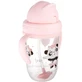 Canpol Bebés Vaso Pajita No-flow con peso 6m+ Animales exóticos rosa 270 ml