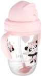 Canpol bebeluși Ceașcă fără curgere cu pai cu greutate 6m+ Animale exotice roz 270 ml