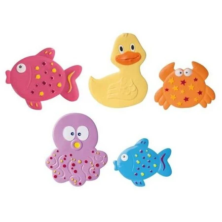 Canpolbabies Canpolbabies Mini antislip badmatten 5 stuks