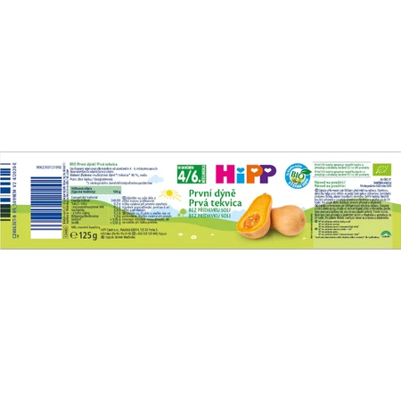HiPP BIO First Calabaza ecológica 125 g