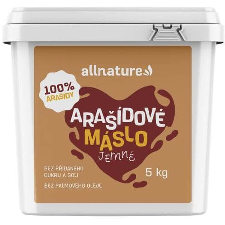 Buy Allnature Fine Peanut Cream 5000 g Allnature Fine Peanut Cream 5000 g