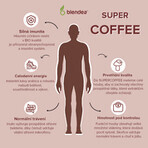 Blendea SUPERCOFFEE ORGANIC Koffiemelange met functionele paddenstoelen, kaneel en cichoreiwortel 100 g Blendea SUPERCOFFEE ORGANIC Koffiemelange met functionele paddenstoelen, kaneel en cichoreiwortel 100 g
