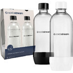 Sodastream Jet Black&White Glas für Geschirrspüler 2 Stück