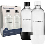 Sodastream Jet Black&White glass for dishwasher 2 pcs
