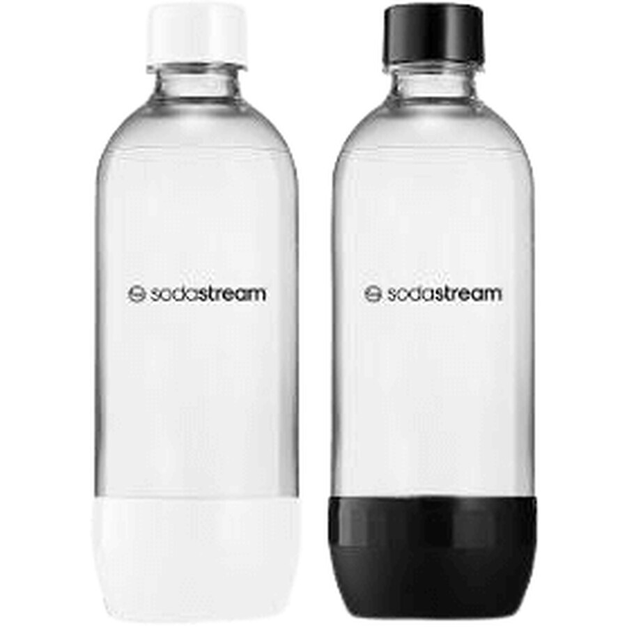 Sodastream Jet Black&White Glas für Geschirrspüler 2 Stück