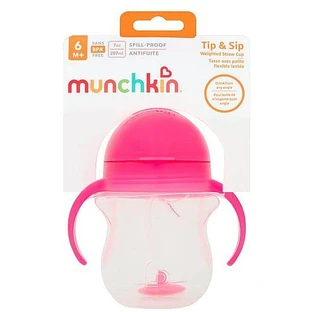 Munchkin Click Lock™ Tip & Sip Mok Roze 207 ml
