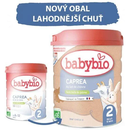 Babybio Caprea 2 Continuation lait de chèvre bio pour nourrissons 800 g