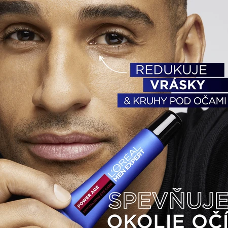 L'Oréal Paris Men Expert Power Agre Crema Revitalizante Contorno de Ojos 15 ml