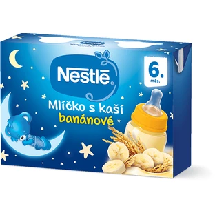 Nestlé Milk with mashed banana 6 months 2 x 200 ml